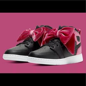 Nike Air Jordan 1 Mid Bow GS AJ1 Noble Kids 4Y